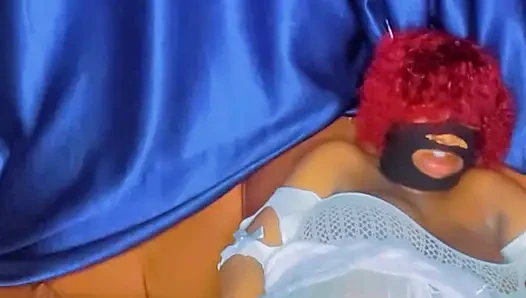 Sexy dripping pussy of a pregnant lady