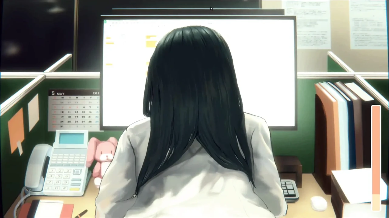Hentai Game &ndash; This Office Worker Keeps Turning Her Ass Towards Me
