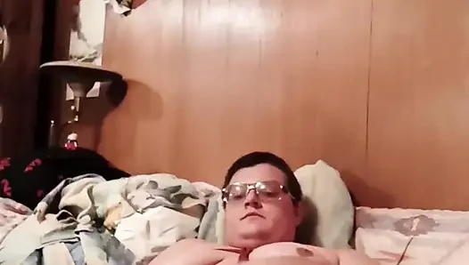 Rope Show - Ftm - Self Tie with a Plug in My Ass