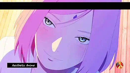 Betrügende Sakura wird von Naruto gefickt, drinnen abspritzen und schwanger werden