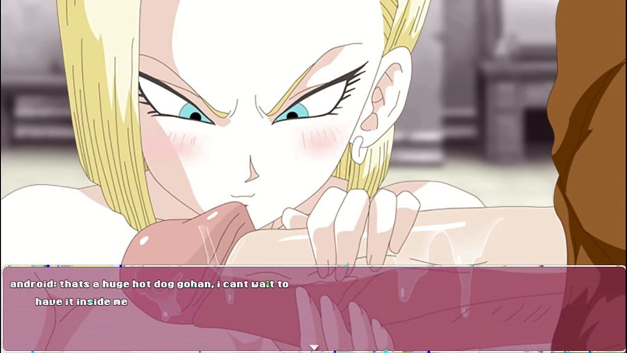 Android Quest pentru coaie - Dragon Ball partea 3 - Android 18 și pula mare de Loveskysanx