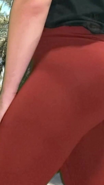 Must-share moment from "Big ass big dick shemale flashing in public in tight see through pants"