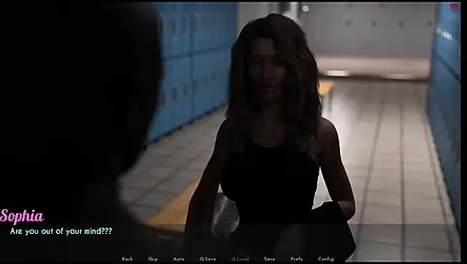 Dylan wanted to shower where Sophia bathed went to common shower he got a big dick