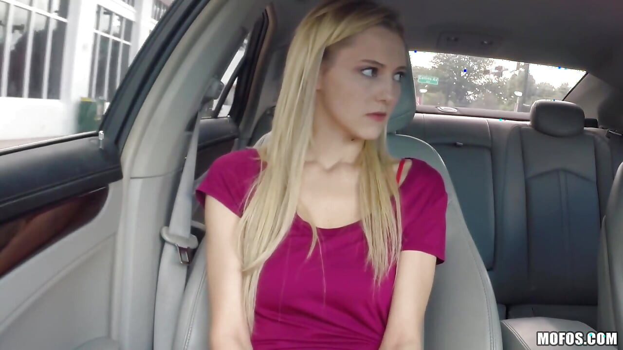 Stranded Teens - Hot Blonde Mila Evans Fights with a Guy, Tony Rubino Snatches Her for Car Sex