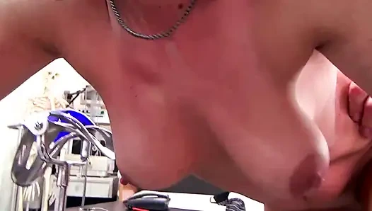 Blonde MILF Double Penetration Doctor Exam Fuck
