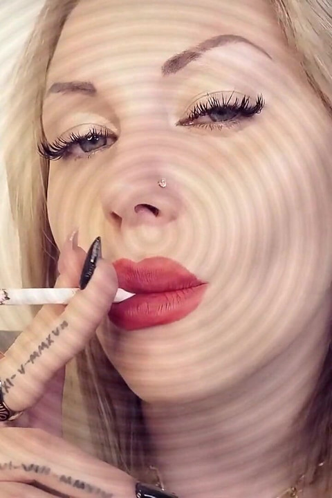 Mesmerizing ASMR encouragement to stroke and smoke with orgasm denial!