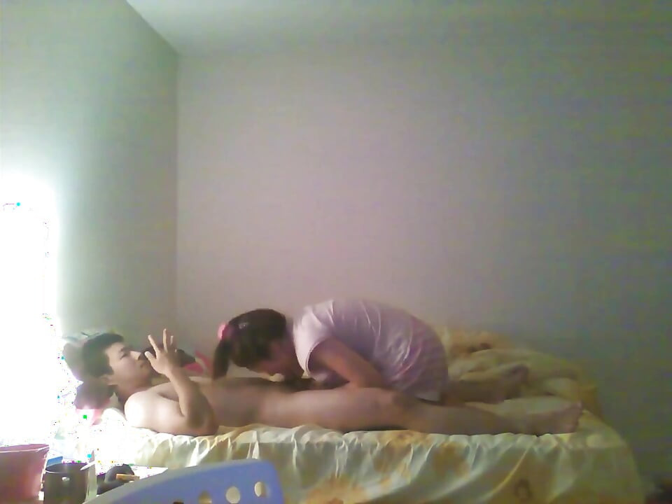 Submissive Chinese Slut Sucks My Dick and Swallows My Cum