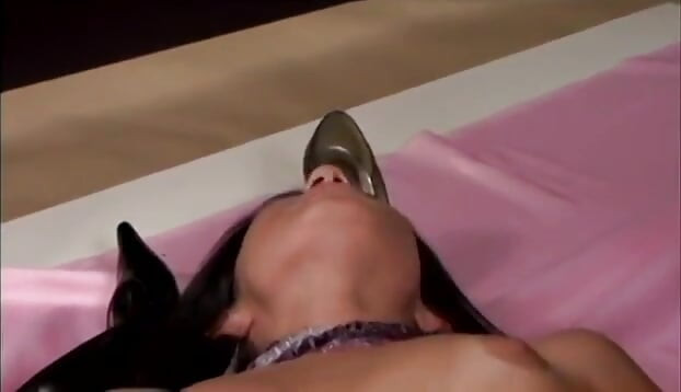 Three horny Latina babes have fuck session with toys in a studio