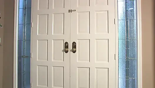 Kitchen sex from behind