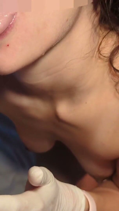 My stepmom has a fetish for gloves but I don't mind | Clip 1