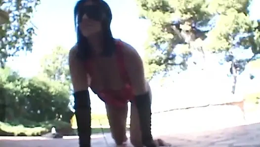 Tante seksi amerika lagi ngentot memek dan dildo di dalam memek dan pantatnya (film lengkap)