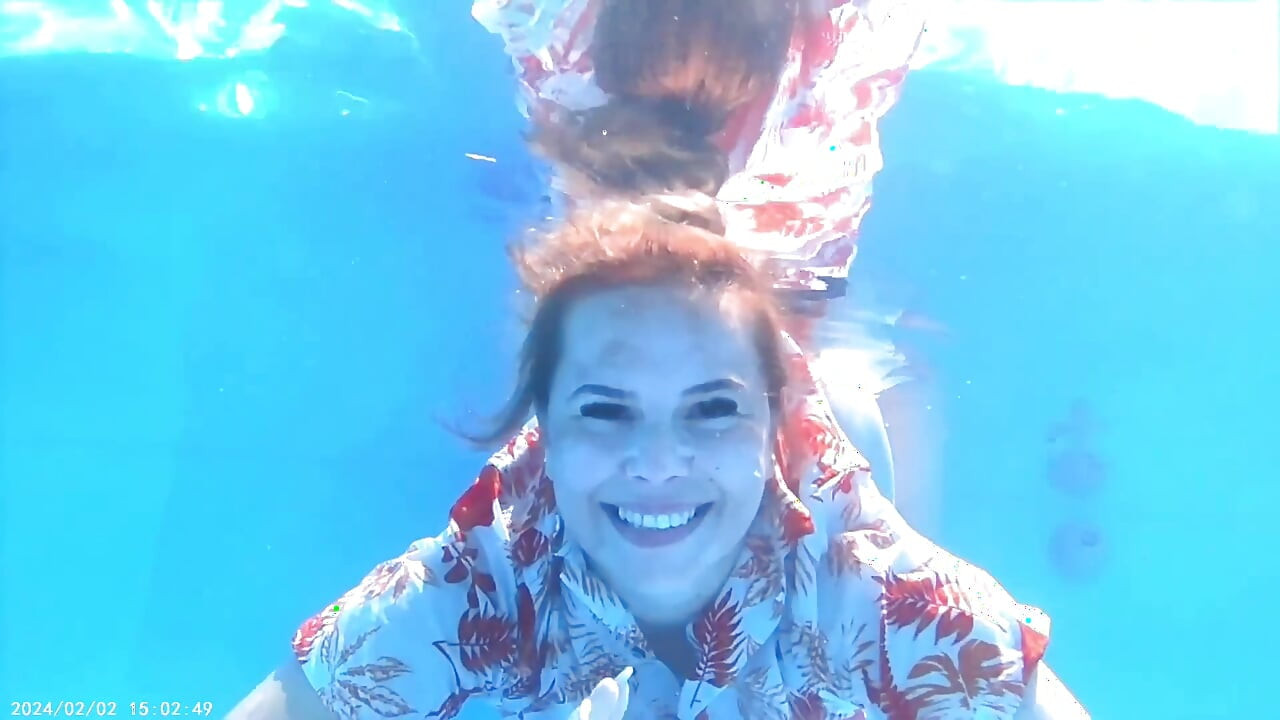 Long Breath Holding Underwater