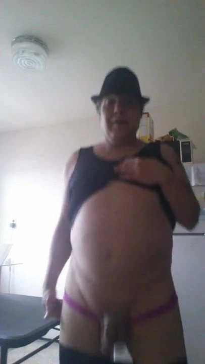 Andro Sissy In Black. Getting Curvier.
