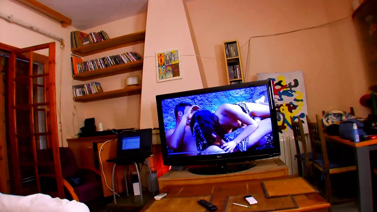 My stepmother loves threesomes!