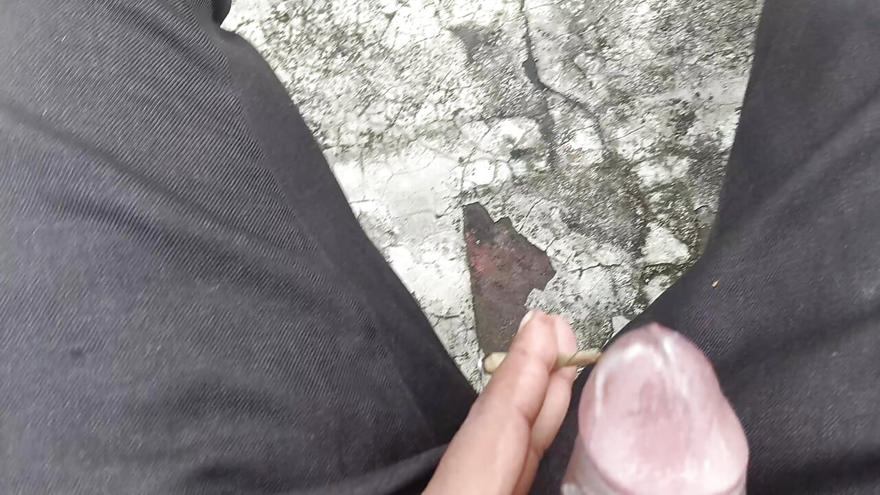 Morning big cock hand job