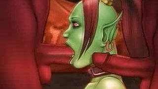 Sexy Orc Blowjob 2