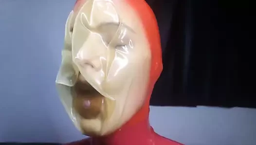 Latex Breathplay Mask