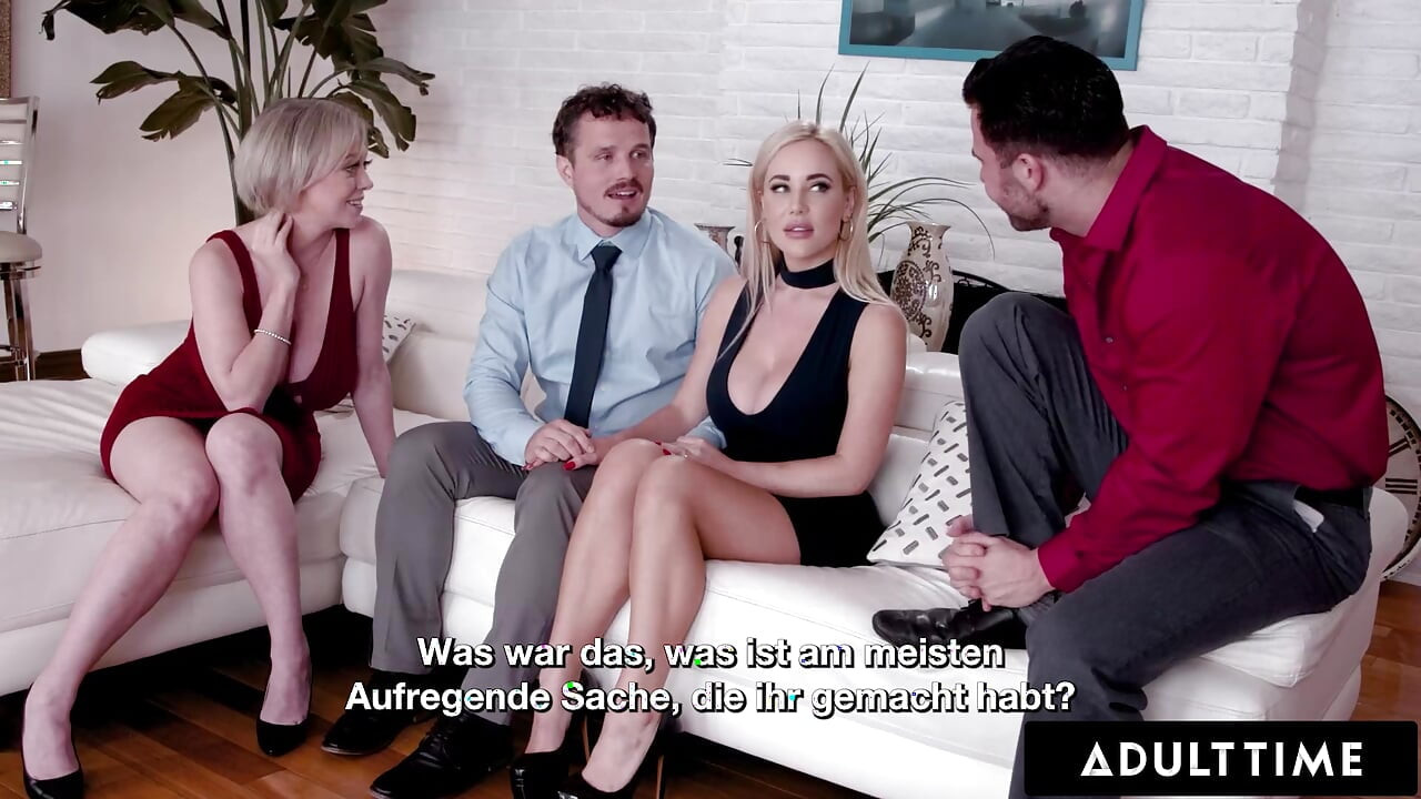ADULT TIME - büyük memeli eş değiştirenler Savannah Bond ve Dee Williams eş değiştirme kocaları - Alman altyazılı