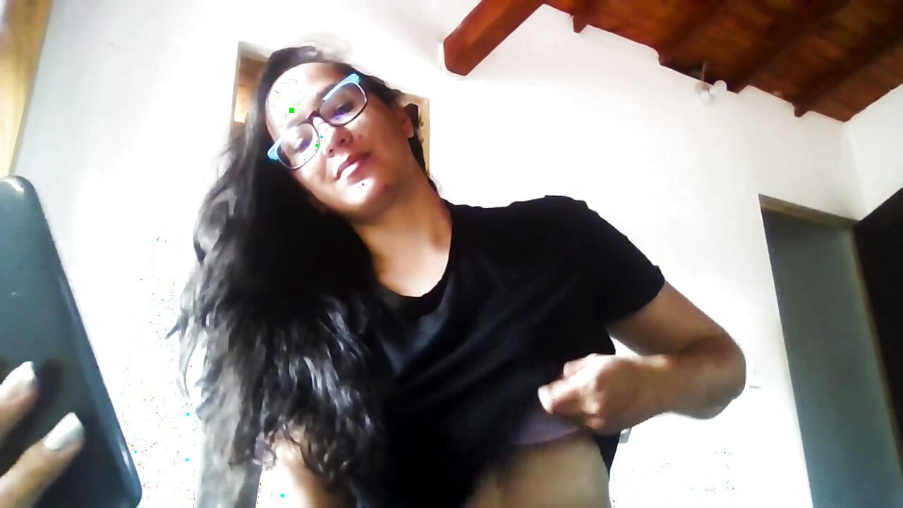 Latin Girl in Public Doing a Erotico Video for Her BF