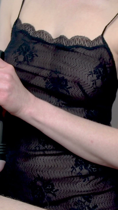 Fleshlight Handjob on big cock from sexy Milf with perfect tits | Clip 1