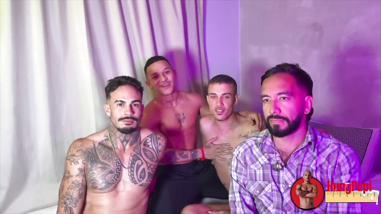Zakar tebal besar menggantung batang besar Caio Venturini mengongkek twink tanpa kondom