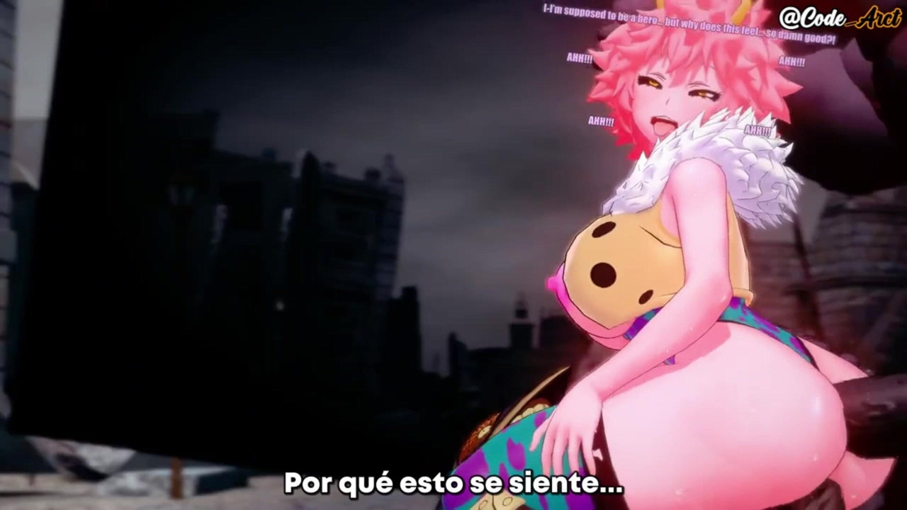 Mina is doubly penetrated by two thick cocks (Spanish subtitles)
