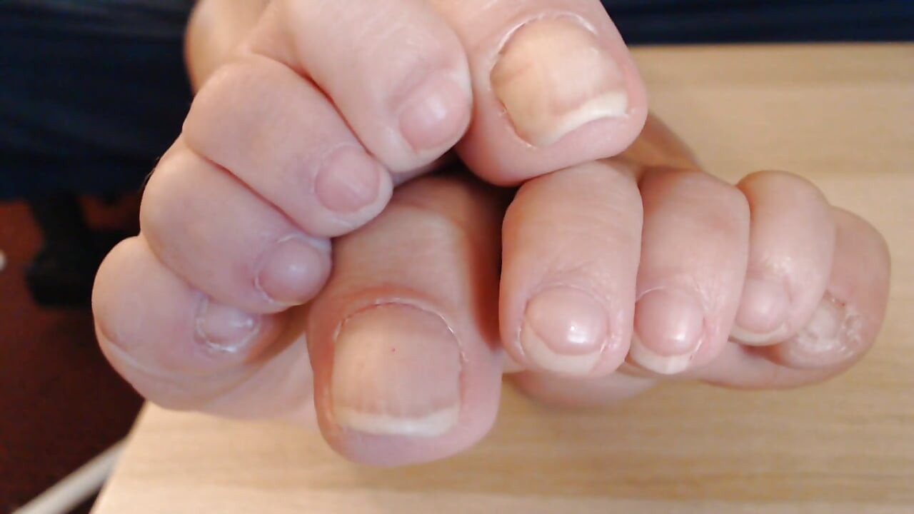 Natuurlijke no gloss teennagels