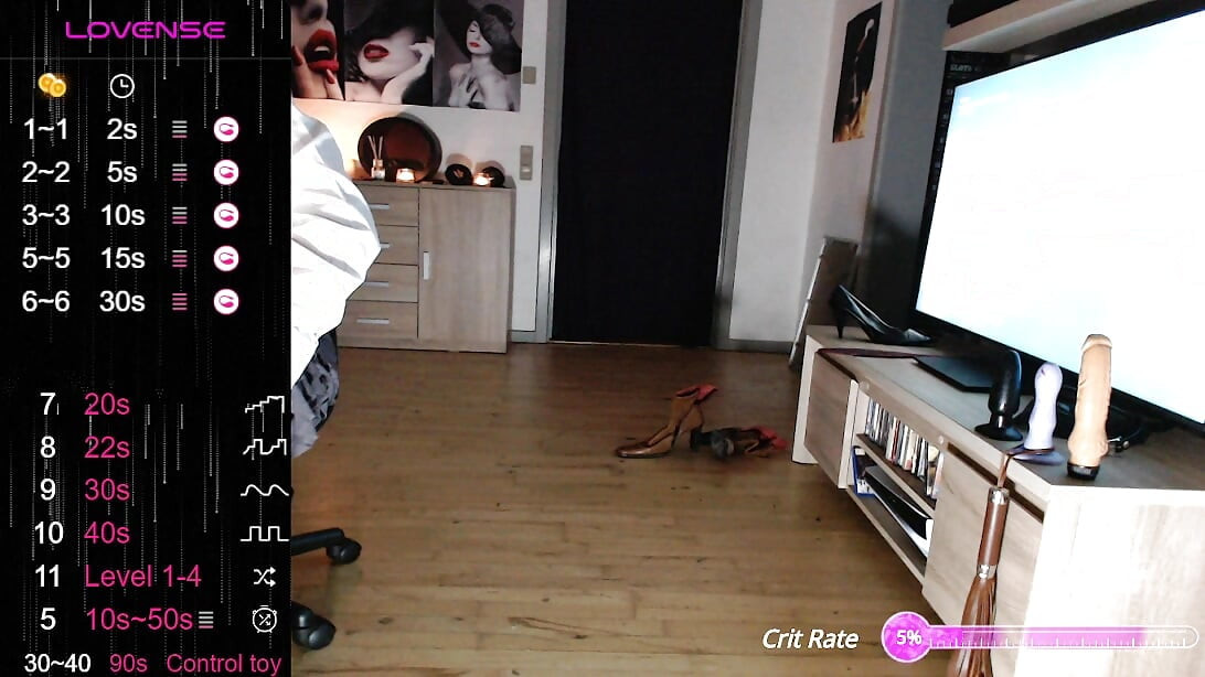 Spanking and big dildo