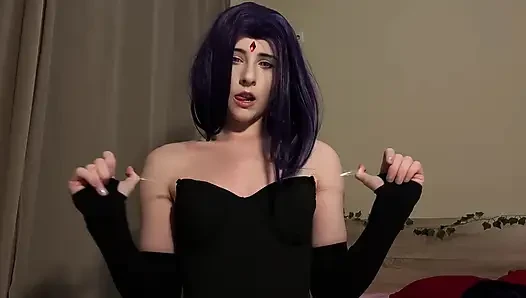 Raven teen titans pixie - tarian rayuan di ruangan gelap
