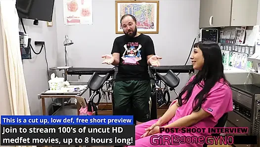 Selena Sativa's 1st Gyno Exam