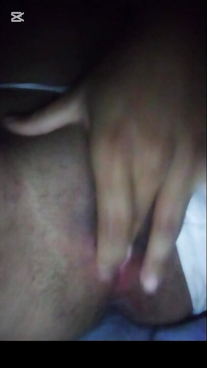 Young girl alone touches herself asking for penis