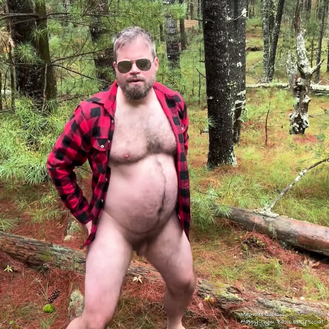 Watch Daddy Strip Naked In The Woods