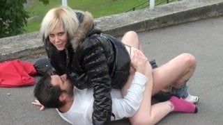 Lola outdoor anal fucked