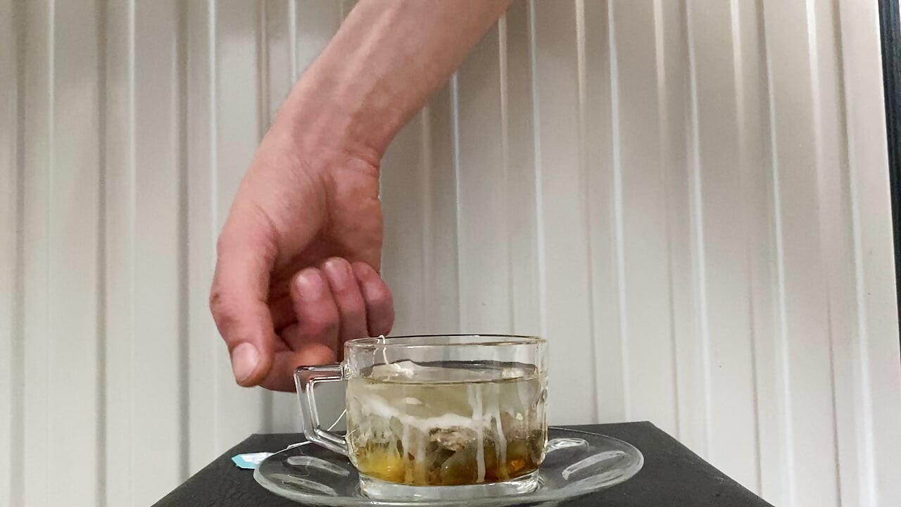 She wanted a cloud of milk in her tea