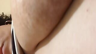Small brown nipples, big areolas, big tits closeup