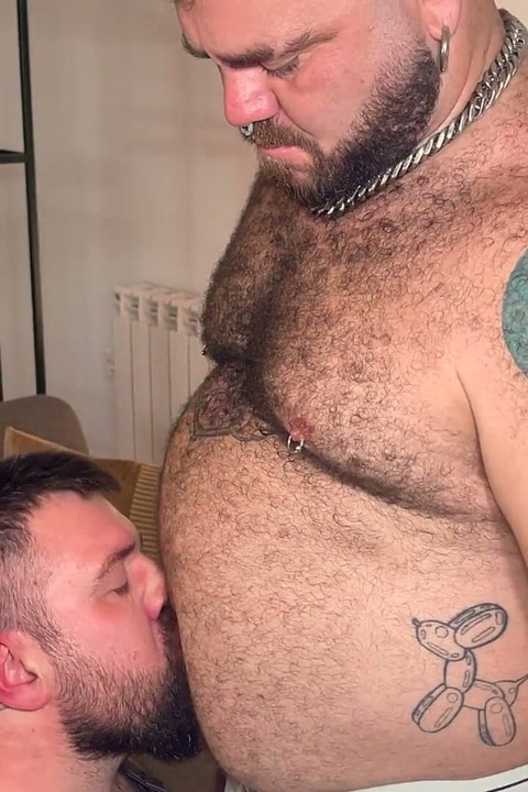 Muzzled Boy Collared, Strapped Down and Stuffed Deep Facing the Mirror