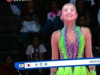 Sevimli korean ritmik jimnastikçi adım oğul yeon jae boşalmak haraç 2