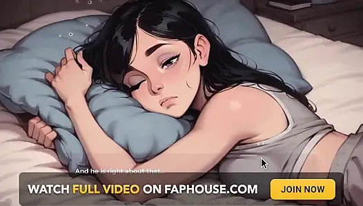 Моя новая девушка, табуированная игра в хентай, эпизод 33. Непослушная девушка переписывается с лучшей подругой!