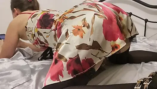 2648ss_02_French bekleidete amateurin fickt muschi und liebt es, arschloch zu lecken