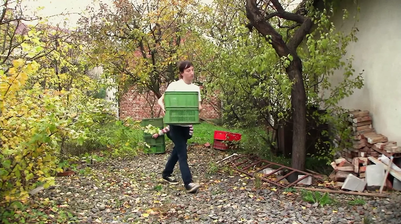 He fucks  brother at the garden workes