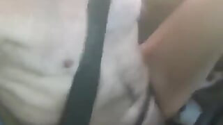 Driving home naked from the bank