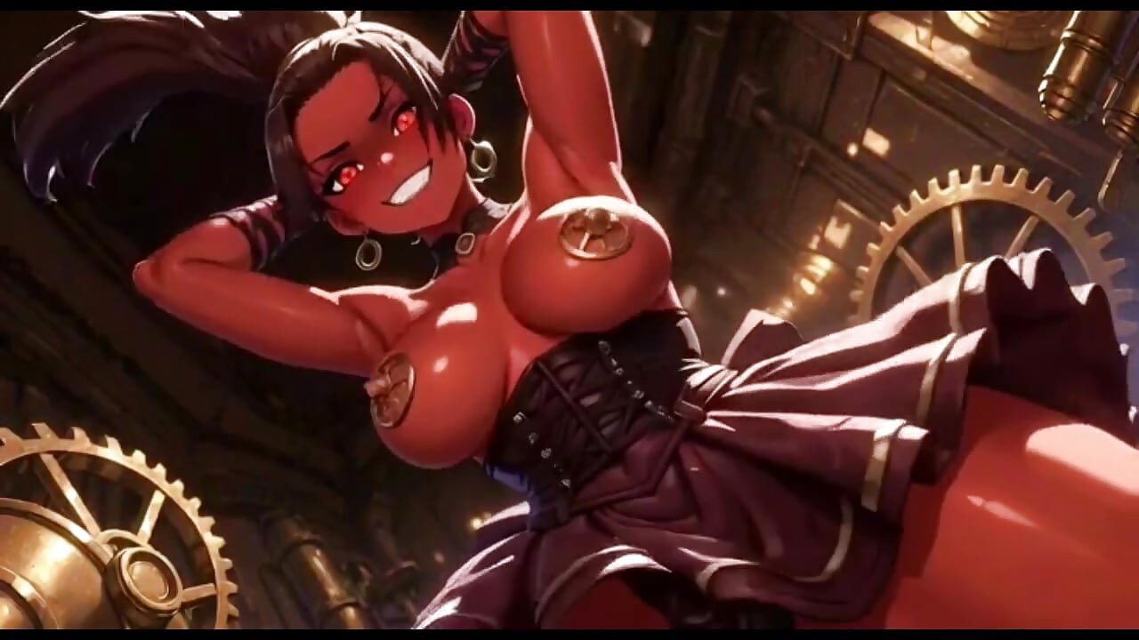 Cute Demon Women Bounce Boobs, Ai Animation