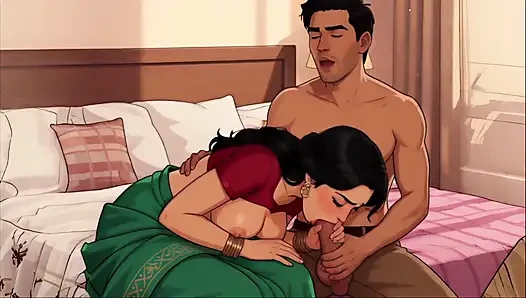 Video lengkap tante hot india lagi asik bersenang-senang sama menantunya.
