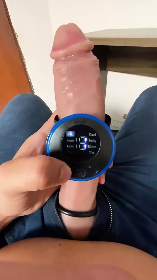 Massaging My Big and Thick Dick in Search of Orgasm Hot