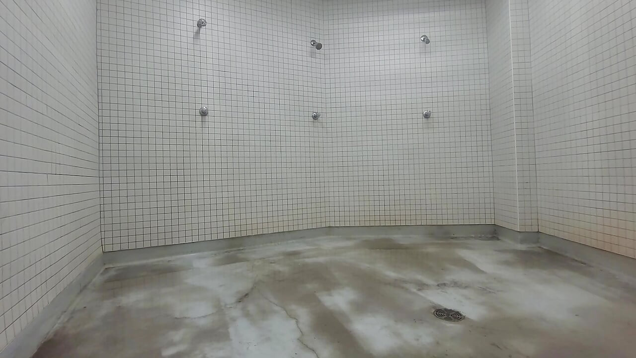 masturbating in the public shower