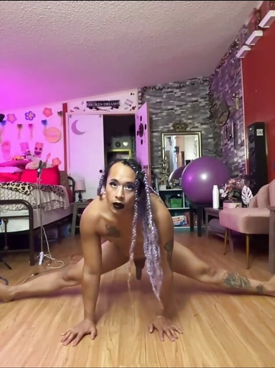 Naked and Stretching