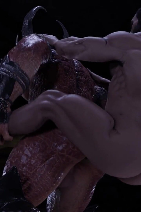 Lustful Kombat 3 - Shao Kahn XXX Kano Scene