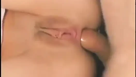 Hot blonde slut gets fucked upside down in her ass