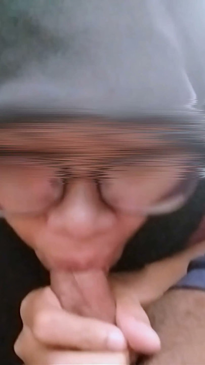Naughty Hijab Girl So Horny, She Sucks Taxi Driver Cock in the Car Backseat - Minokiiko | Clip 2