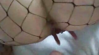 My MILF exposed - fishnet stocking sex